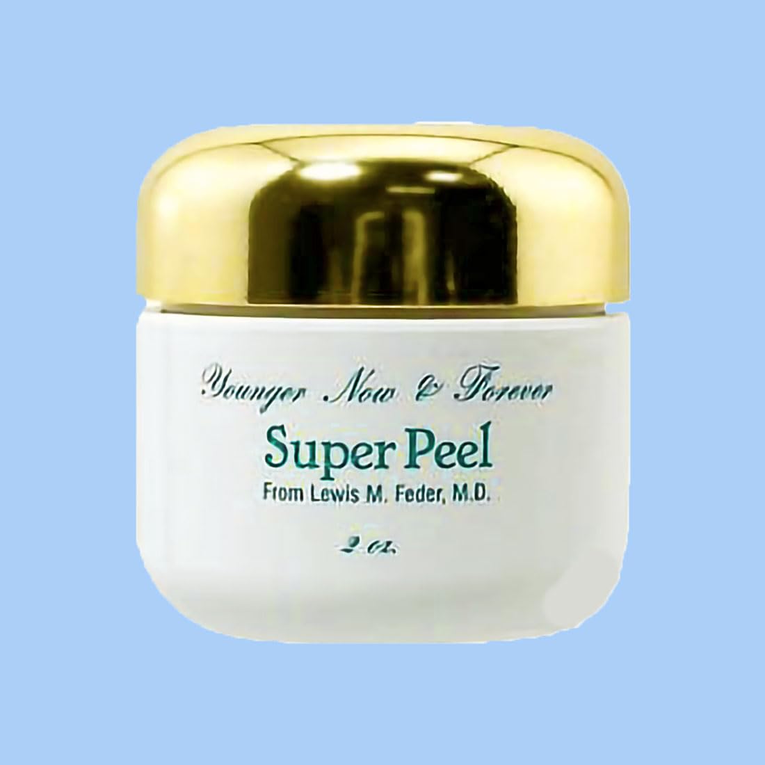 Dr. Feder's SuperPeel Exfoliating Facial Scrub - 2 oz by BioLogic Solutions - Micro-Crystal & Enzyme Blend for Pore Cleansing, Dead Skin Removal