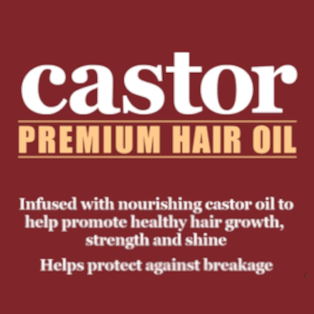 Difeel Pro-Growth Hair Oil - Premium 99% Natural Castor Oil for Hair Growth, 8 oz.