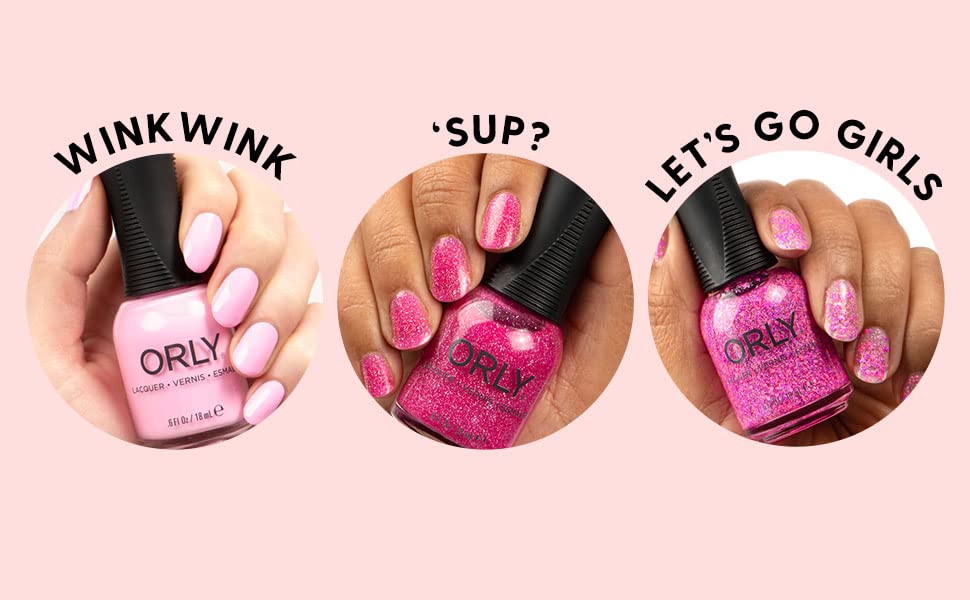 Orly Nail Polish Valentine's Day Trio (Let's Go Girls) Beauty & Personal Care Orly