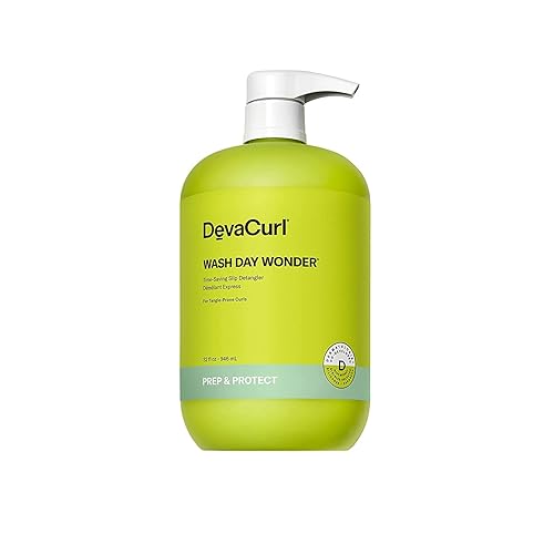 DevaCurl Wash Day Wonder Time-Saving Slip Detangler, Green Oasis, 32 fl. oz.
