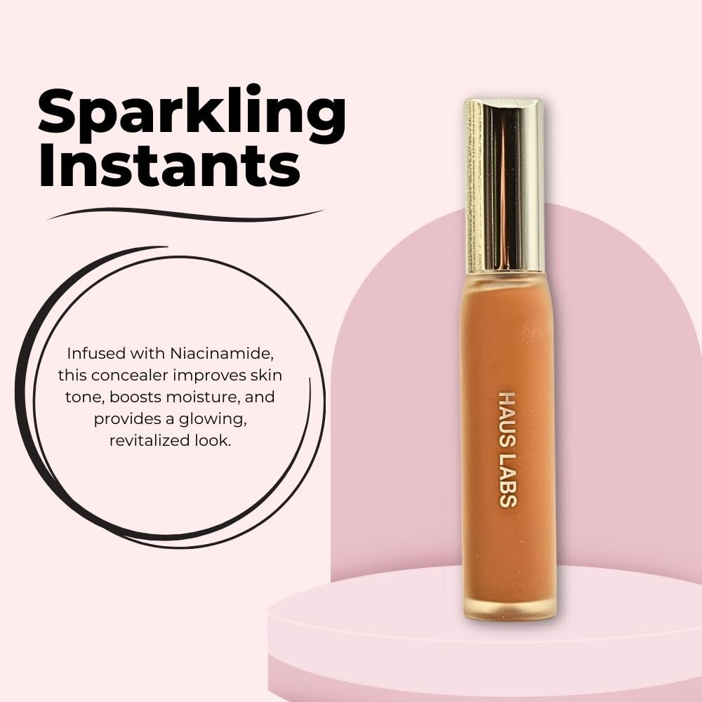 Haus Labs Triclone Skin Tech Hydrating + De-puffing Concealer with Fermented Arnica - 40 Medium Deep Golden