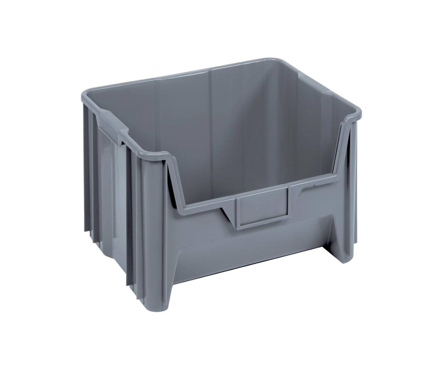 Quantum QGH700GY Stack Container for Warehouse Storage | Stackable Up to 6 Bins | (6) 1/4" Drill Hole for Drainage and Air Circulation | 15.25" x…