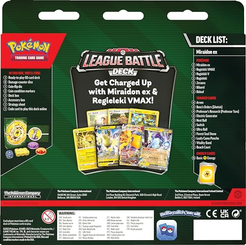 Pokémon TCG: Miraidon ex League Battle Deck