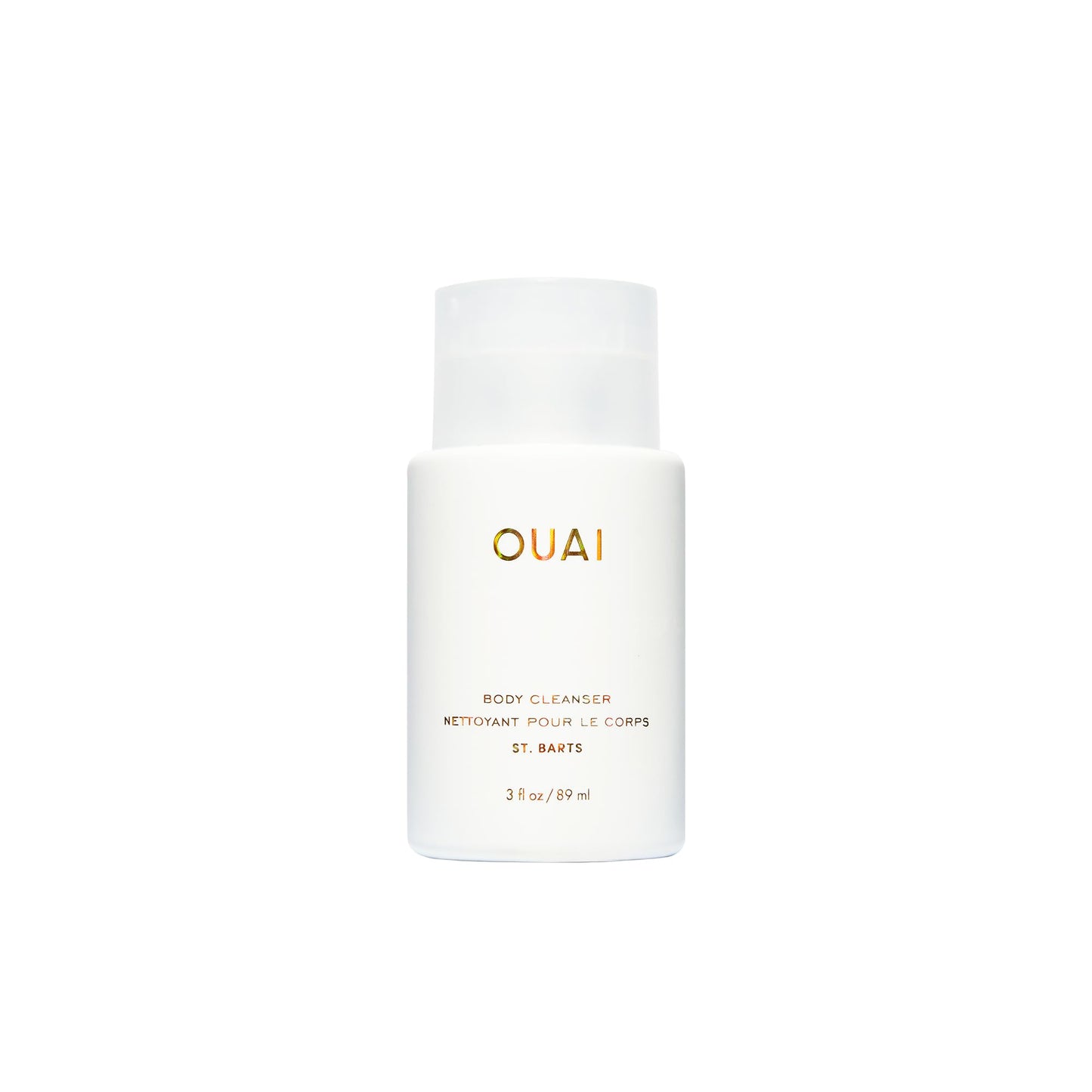 OUAI Body Cleanser, St. Barts Travel Size - Foaming Body Wash with Jojoba Oil & Rosehip Oil to Hydrate, Balance & Soften Skin - Paraben, Phthalate Beauty & Personal Care OUAI