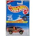 Hot Wheels Street Eaters Series #4 of 4 Cars, TAN/Orange ROLL Patrol Razor Wheel