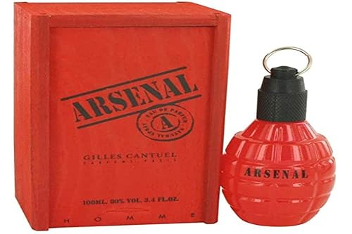 Gilles Cantuel Arsenal Red New Eau De Parfum Spray 3.4 Oz