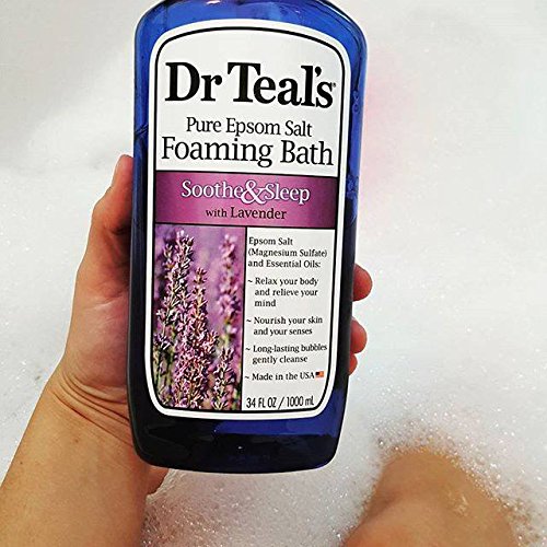 Dr. Teal's Foaming Bath, Lavender, 34 Ounce (Pack of 3)