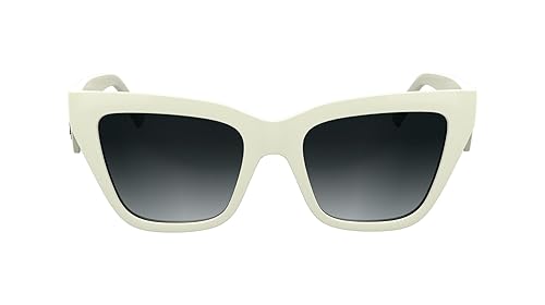 KARL LAGERFELD Women's Sunglasses KL6184S - White with Gradient Grey Lens