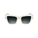 KARL LAGERFELD Women's Sunglasses KL6184S - White with Gradient Grey Lens