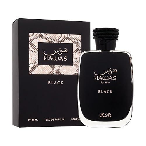RASASI Hawas Black EDP For Men 3.38 Fl Oz