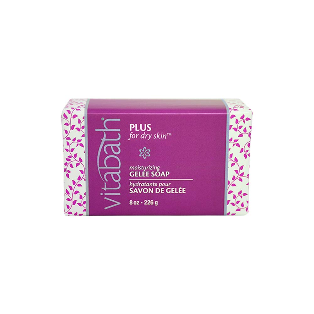 Vitabath Moisturizing Gelee Soap, Plus for Dry Skin, 8 Ounce