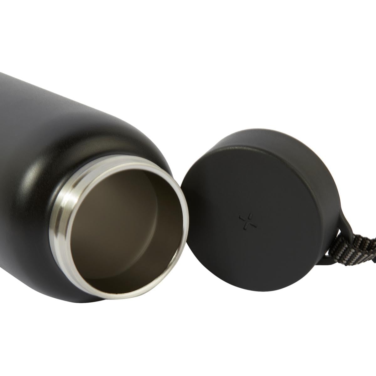 TYLT Power Bottle 2.0 24oz Stainless Steel Wide Mouth Water Bottle Removable 5700mAh Magnetic Portable Power Bank Dishwasher Safe Cup Holder