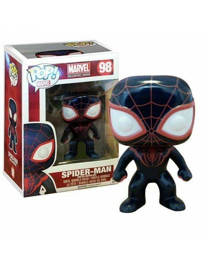 Funko Pop! Marvel: Ultimate Spider-Man Miles Morales Collectors Corps Exclusive Vinyl Figure (Bundled with Pop Box Protector Case)