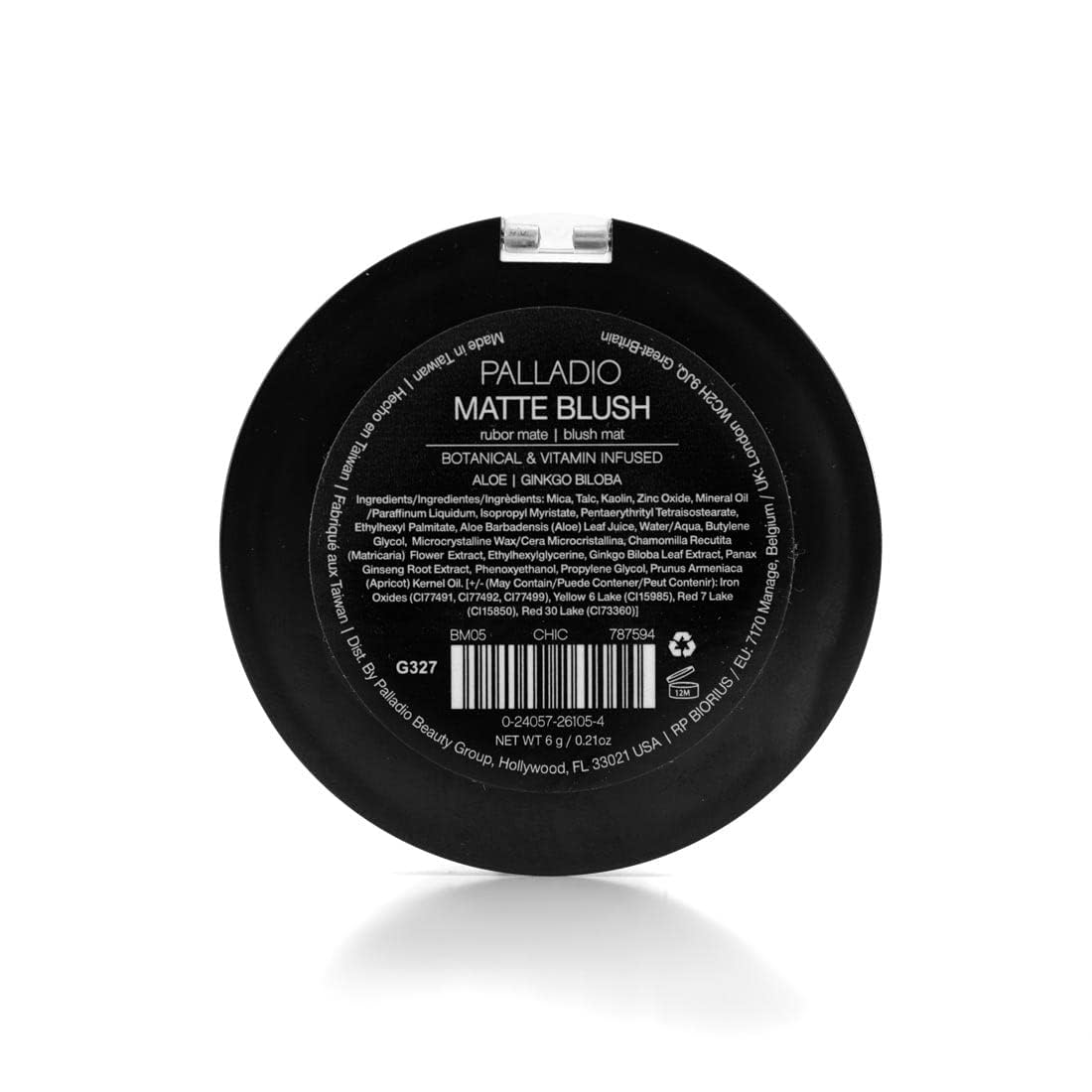 Palladio Matte Blush, Brushes onto Cheeks Smoothly, Soft Matte Look and Even Finish, Flawless Velvety Coverage, Effortless Blending Makeup, Flatters