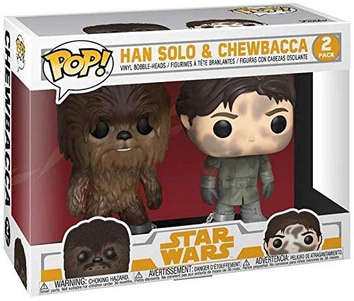 POP Funko Solo A Star Wars Story Han Solo and Chewbacca 2 Pack