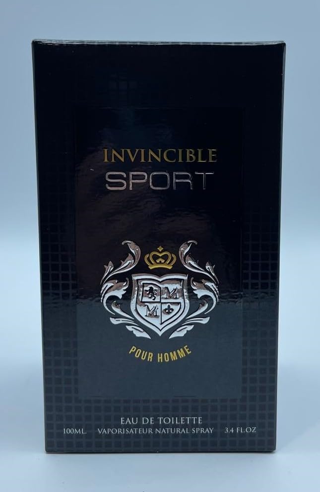 MCH BEAUTY LLC Invincible Platinum Men's Cologne 3.4 Fl. Oz. Eau de Toilette Spray (Sport)