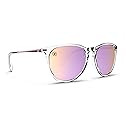 Blenders Eyewear North Park - Polarized Sunglasses - Classic Shape, Mixed Metal Frame - 100% UV Protection - For Women - Aspen Rose