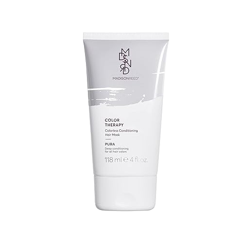 Madison Reed Color Therapy, Pura, Deep Conditioning Hair Mask & Restorative Treatment, Adds Intense Hydration, Keratin & Argan Oil, 4 Fl Oz (118 mL)