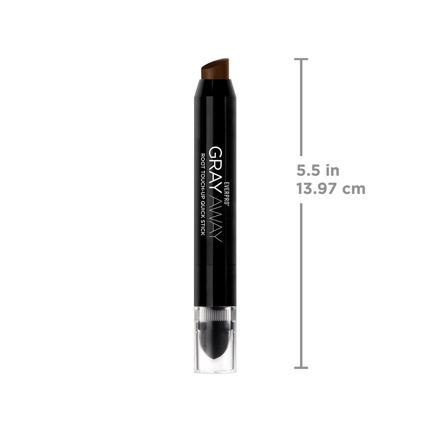 Everpro Gray Away Root Touchup Quick Stick Light Brown 0.10 Ounce (3ml) (2 Pack)