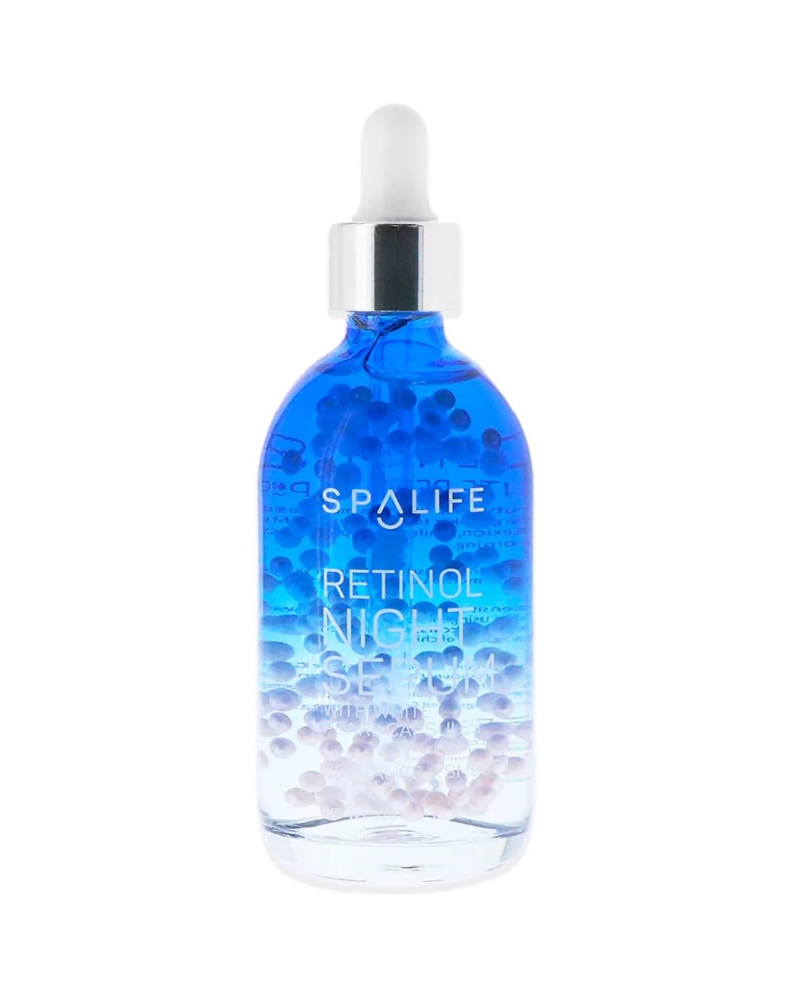 Spa Life Face Serum: REPAIR Retinol Night Serum 100 ml (3.7 oz) Smoothing, Resurfacing, Gently Exfoliating - Targets Fine Lines, Texture, Dark Spots