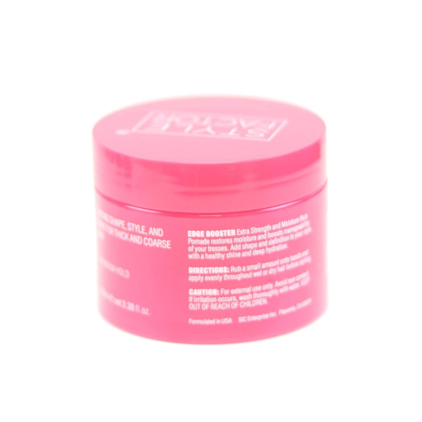 Edge Booster Style Factor Extra Strength Moisture Rich Pomade | Thick Coarse Hair (Pink Beryl)