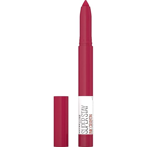Maybelline Super Stay Ink Crayon Matte Longwear Lipstick Makeup, 120 Be Bold, Be You, 0.04 oz