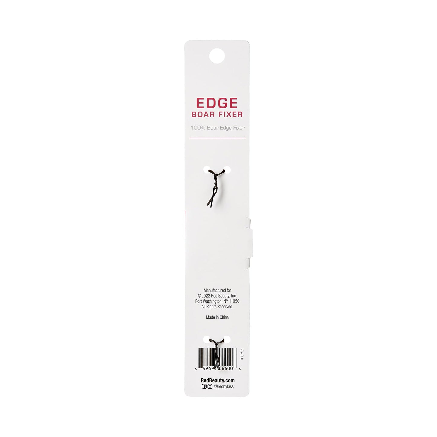 Red by Kiss Ultimate Edge Fixer Professional Boar Hair Brush (100% Boar Hair) (BSH25)