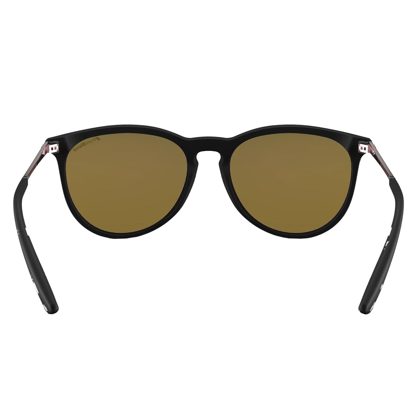 Blenders Eyewear North Park X2 - Polarized Sunglasses - Classic Shape, Mixed Metal Frame - 100% UV Protection - For Women - Rose Theater II