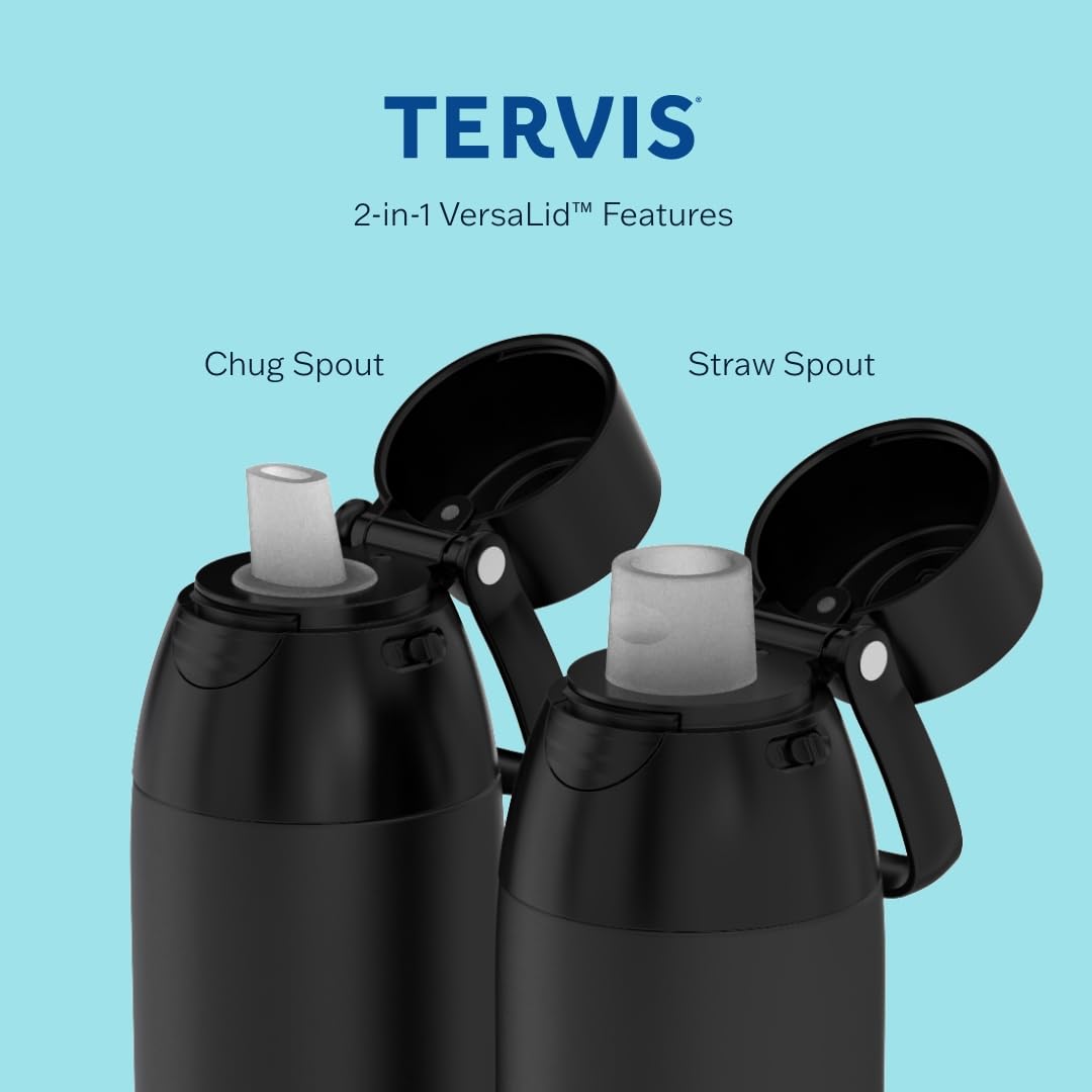 Tervis Venture Water Bottle Beach Burst Triple Walled Insulated Tumbler Travel Cup Keeps Drinks Cold & Hot, 26oz, Stainless Steel