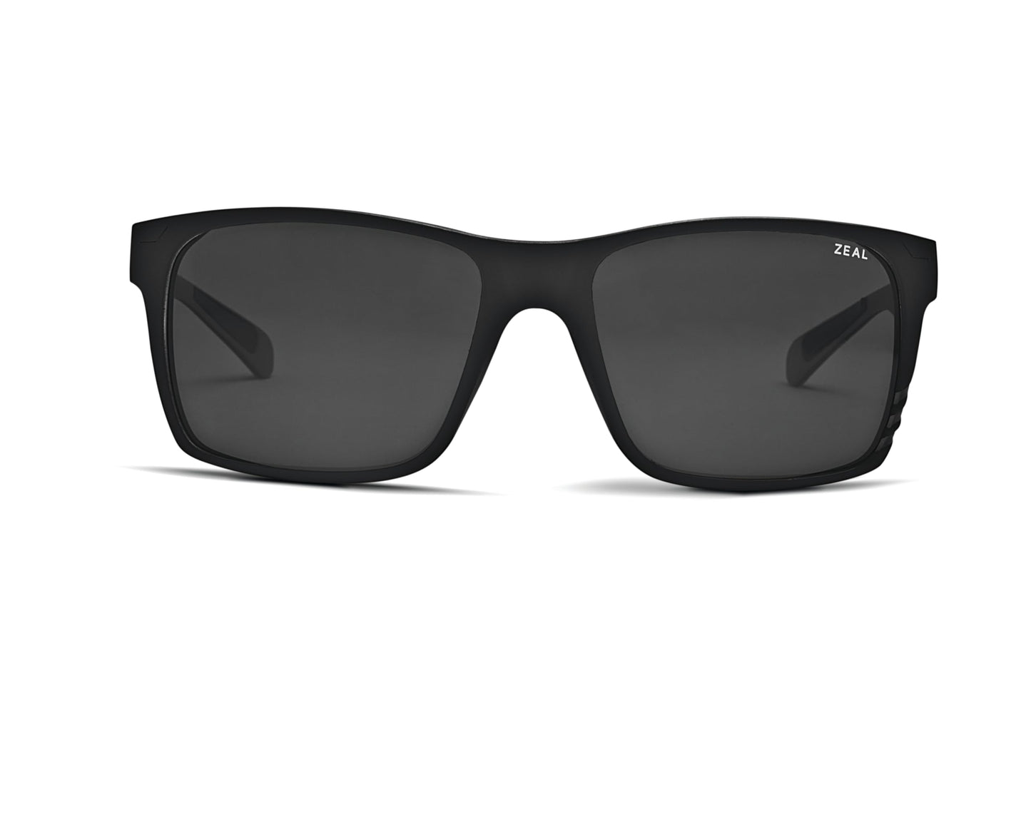 Zeal Optics Brewer | Plant-Based Polarized Sunglasses for Men & Women - Matte Black/Polarized Dark Grey Lens