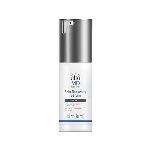 EltaMD Skin Recovery Face Serum, Redness Relief, Facial Serum Visibly Reduces Redness in 24 Hours, For Sensitive Skin, 1.0 oz Pump