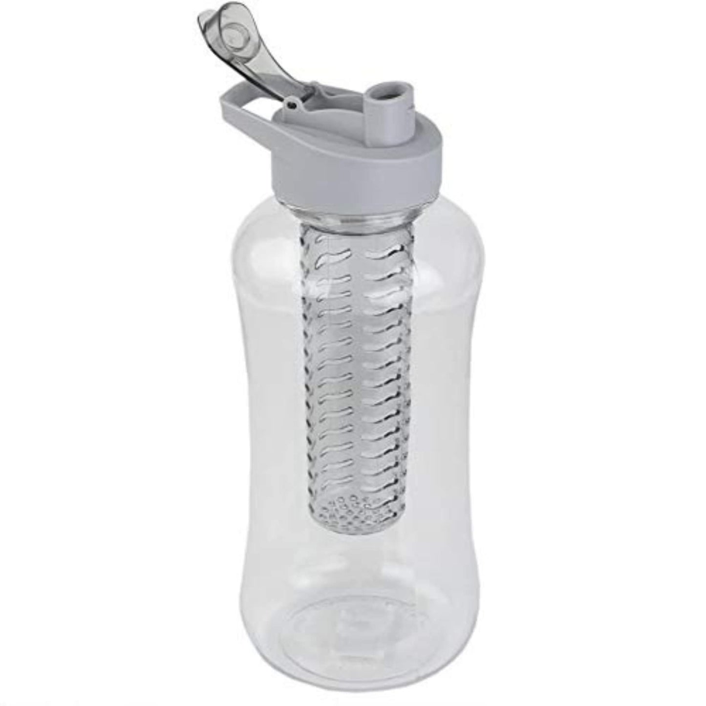 JOEY'Z Large (60 oz - Half Gallon) Fruit Infuser Water Bottle BPA Free for Travel, Workouts, Camping, Sports Bottle