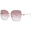 Tory Burch TY6106D 335313 Sunglasses Women's Rose Gold/Light Brown Gradient 60mm