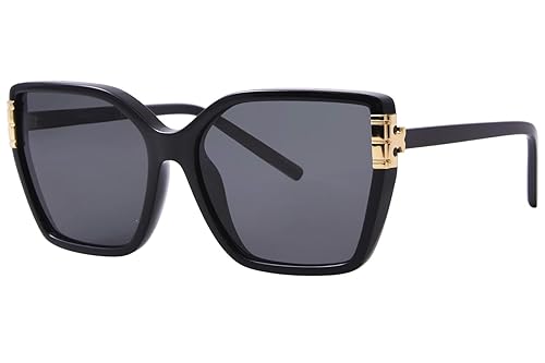 Tory Burch Sunglasses TY 9076 U 196487 Black/Dark Grey Polyamide Standard, 58/16/140