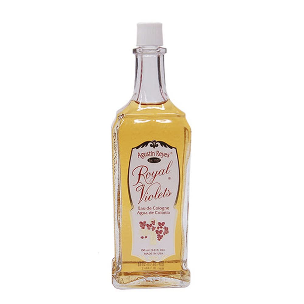 (Pack of 3) Royal Violets By Agustin Reyes 5 Oz Agua De Colonia Eau De Cologne Glass Bottle by Vetrarian