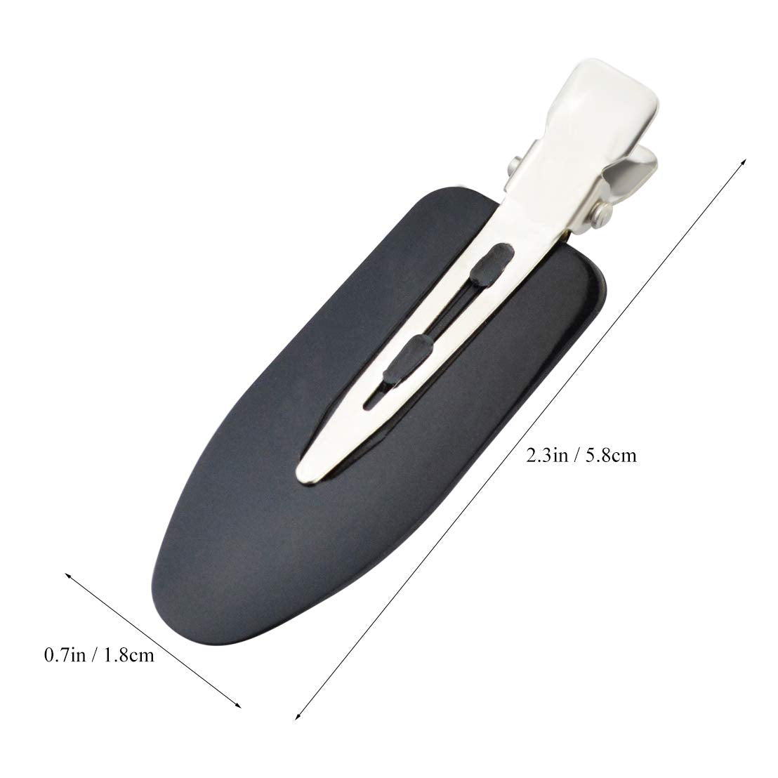 Wobe 24 Pcs No Bend Hair Clips Pin Curl Creaseless Clips No Crease Hair Clip for Hairstyle Bangs Finger Waves Makeup Application Hairdressing Hairpins