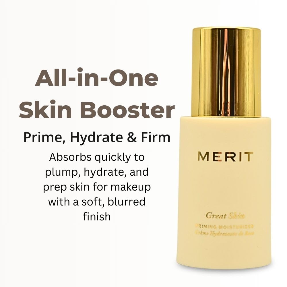 Merit Great Skin Priming And Firming Moisturizer With Peptides And Hyaluronic Acid