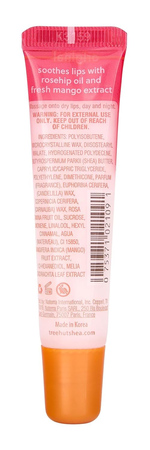 Tree Hut Original Sugarlips Lip Butter, Hydrating Lip Care to Lock in Moisture & Nourish Lips, Soft & Smooth Finish, 0.52 fl oz