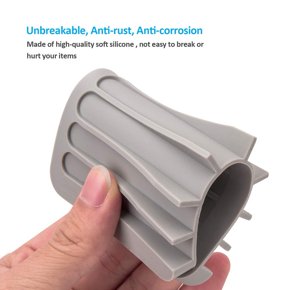 2PCS Mcyye Self-Draining Soap Dishes, Premium Silicone Holder for Bathroom, Kitchen, Tub, Razor & Sponges, Extends Soap Life, Easy to Clean