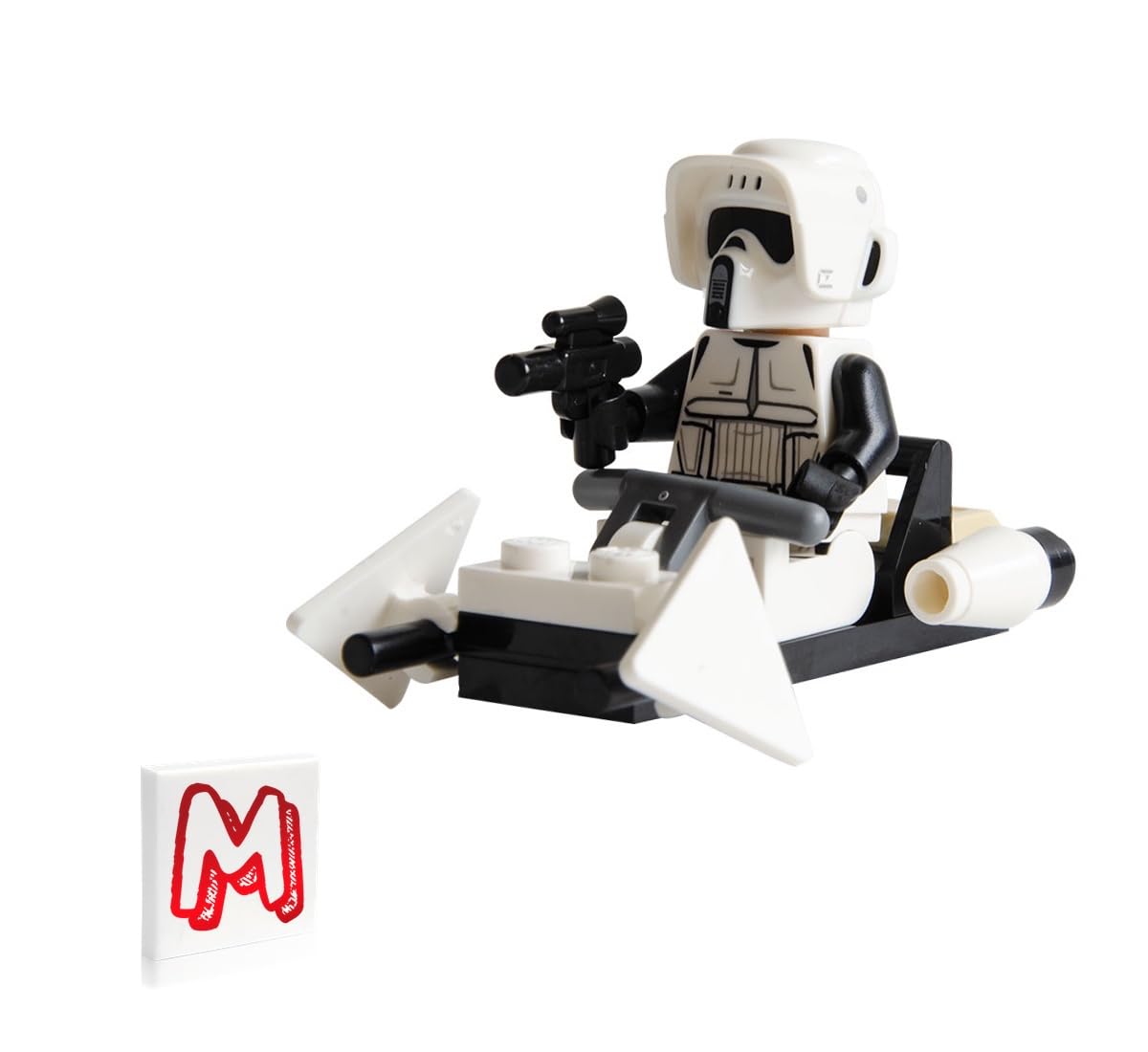 LEGO Star Wars The Mandalorian Minifigure - Imperial Scout Trooper with Blaster and Speeder Bike 75292
