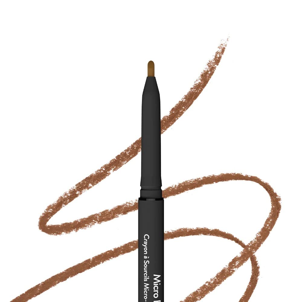Sistar Micro Brow Defining Pencil Stylist Waterproof Eyebrow Pencil, Ultra Fine Double Ended Fill and Shape (Warm Brown)