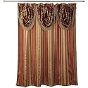 Popular Bath Contempo Bathroom Shower Curtain Luxury Classic Shower Curtain Contemporary Fabric Shower Curtain Unique Design Stylish Striped Shower…