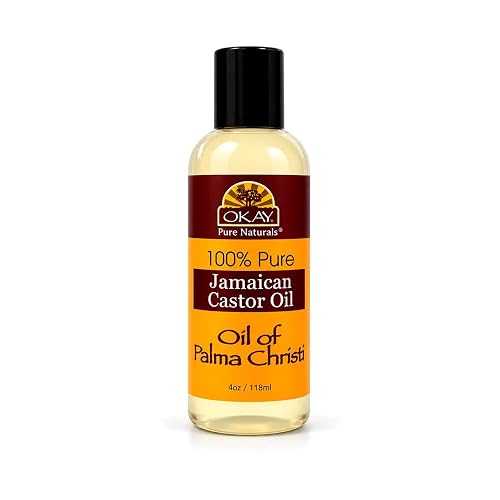 OKAY | Jamaican Castor Oil | For All Hair & Skin Types | Soothe Scalp & Skin | Grow Strong Healthy Hair | 100% Pure | 4 oz