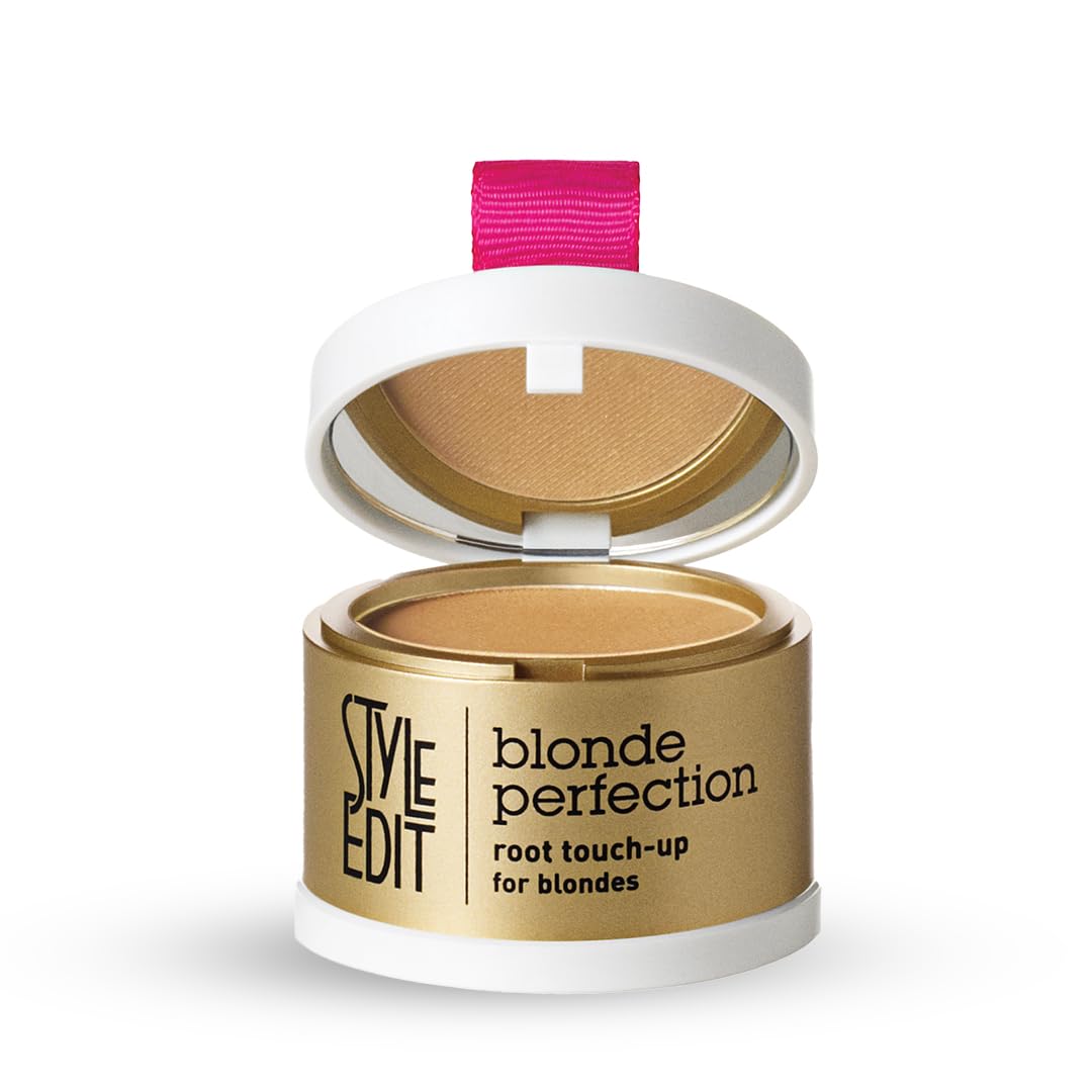 Style Edit Root Touch Up Powder | Temporary Hair Color for Gray Roots and Thinning Hair | Salon-Quality, Transfer-Resistant Hair Concealer | Dark Beauty & Personal Care STYLE EDIT