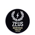 ZEUS Beard Balm Leave-In Conditioner, Beard Styling Grooming Balm with Natural Beeswax & Shea Butter (MADE IN USA) Verbena Lime