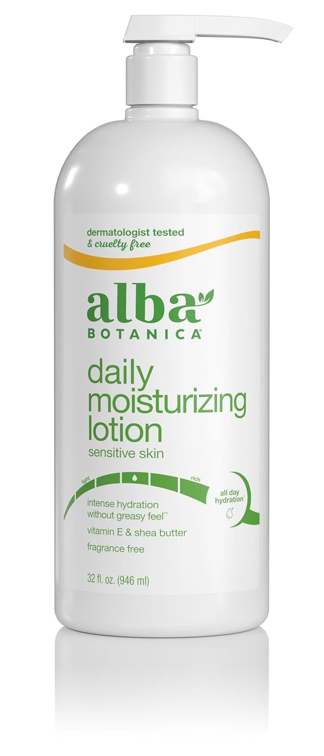 Alba Botanica Lotion Emollient Unscented, 32 Fl Oz