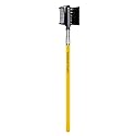 Bdellium Tools Professional Makeup Brush - Studio Series 722 Comb/Brow - With Soft Synthetic Fibers, For Prep Brows & Eyelashes (Yellow, 1pc)