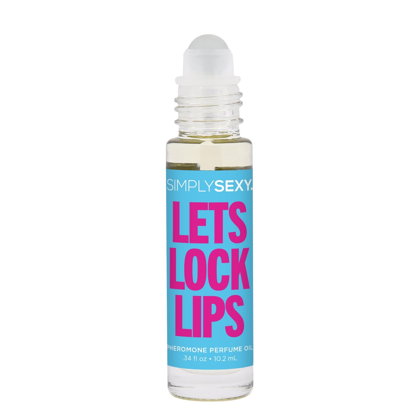SIMPLY SEXY Affirmations Let's Lock Lips Pheromone Perfume Oil - Soft Floral Scent with Notes of Natural Bergamot, Lemon, Cardamon, Mimosa and Violet