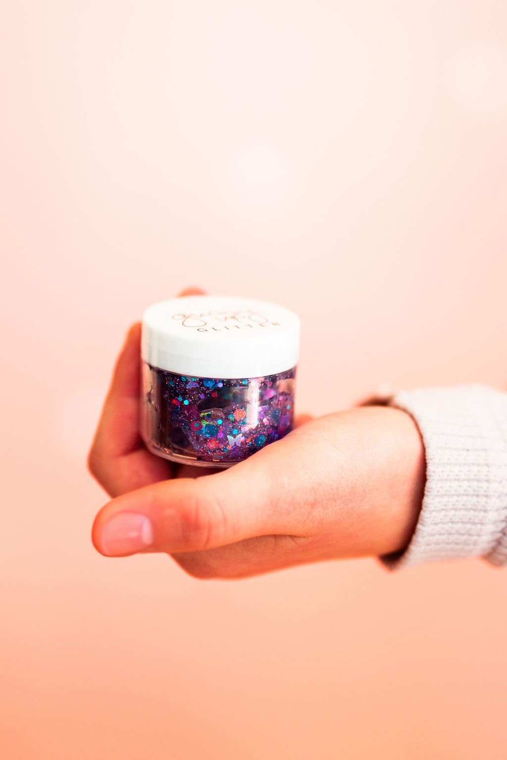 Hair Glitter Gel by Gussy Up- Water-Based Quick-Drying Sparkle for Kids & Adults - Clear-Dry Formula - Washable Festival & Party Hair Glitter - 20ml