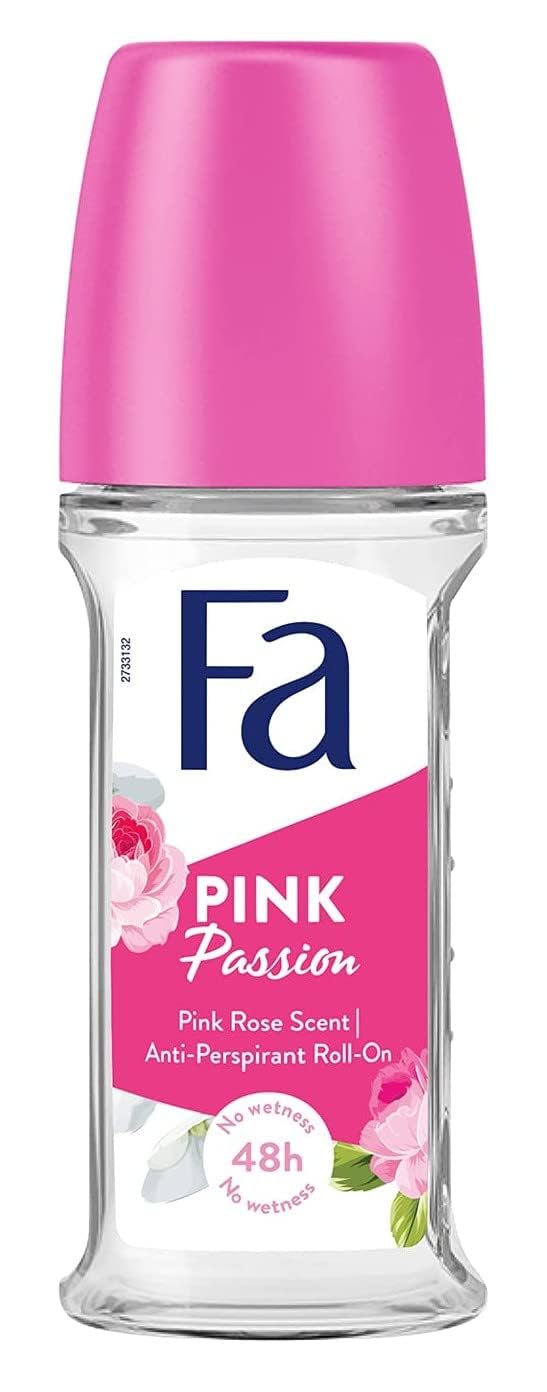 Fa Deodorant 1.7 Ounce Roll-On Pink Passion (50ml) (3 Pack) Beauty and Personal Care Fa